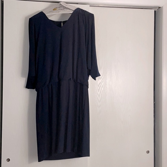 Navy Cocktail Dress - Picture 3 of 4